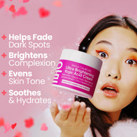 Thumbnail for SeoulCeuticals Korean Kojic Acid Cream Dark Spot Remover + Glycolic Acid + Niacinamide + Cica + HA Moisturizer - Cruelty Free K Beauty Skincare 2oz