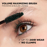 Thumbnail for L’Oreal Paris Original Voluminous Mascara, Building Mascara Volume and Length Formula, Washable, Deep Green, 0.26 Fl Oz., 1 Count