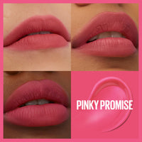 Thumbnail for MAYBELLINE Super Stay Teddy Lip Tint, Long Lasting Matte Lipstick For Up To 12HR Wear, Pinky Promise, 1 Count