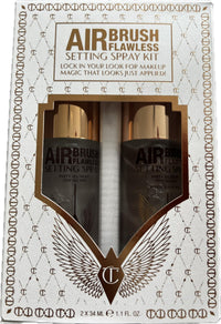 Thumbnail for CHARLOTTE TILBURY Airbrush Flawless Setting Spray Kit Duo Set - 2 x 1.1 oz
