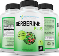 Thumbnail for DOCTOR RECOMMENDED SUPPLEMENTS Berberine Plus 1200mg Per Serving - 120 Veggie Capsules with Royal Jelly