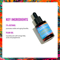 Thumbnail for Good Molecules 1% Retinol Night Oil 12ml/0.40oz - Facial Oil With Retinol, Plum and Rosehip Seed Oil - Anti-Aging Hydrating Skincare For Face