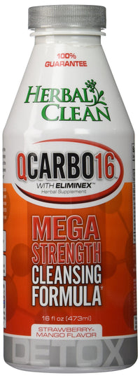 Thumbnail for Herbal Clean BNG Enterprises Q Carbo Liquid Straw Drinks, Mango, 16 Ounce