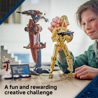 Thumbnail for LEGO Star Wars: The Phantom Menace Battle Droid with STAP - Building & Learning Toy for Boys & Girls, Ages 12+ - Star Wars Toy & Model Kit - Gift Idea for Birthdays - 75428