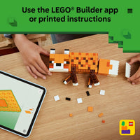 Thumbnail for LEGO Minecraft The Fox Building & Pretend Play Toy for Boys & Girls - Poseable Video Game Character for Kids, Ages 10+ - Room Decor for Gaming Fans - Gift Idea for Birthdays - 21588