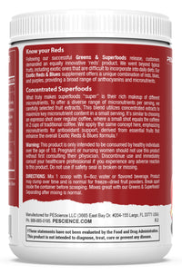 Thumbnail for PEScience Exotic Reds & Blues, Red Superfoods Powder with Myo-Inositol, Beet Root Powder, Pomegranate and Acai Extract, Freeze-Dried Antioxidant Fruit Blend, 30 Servings