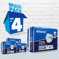 Thumbnail for Attends Overnight Disposable Underwear Pull On with Tear Away Seams Medium, APPNT20, 66, 64 Ct
