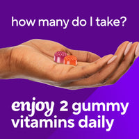 Thumbnail for vitafusion Vitamin D3 Gummies, Bone and Immune Support, Peach, Blackberry, Strawberry Flavored, 50 mcg D3 Gummy Vitamin Supplement, 75 Day Supply, 150 Count