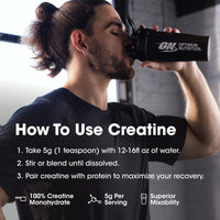 Thumbnail for Optimum Nutrition Micronized Creatine Monohydrate Powder, Unflavored, 60 Servings, 300 Grams (Packaging May Vary)