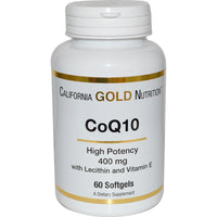 Thumbnail for California Gold Nutrition, CoQ10, 400 mg, 60 Softgels