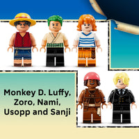 Thumbnail for LEGO ONE PIECE The Going Merry Pirate Ship Building Blocks - Pretend Play Adventure Toy for Boys & Girls, 10+ - Straw Hat Crew Toy Figures & Playset for Anime Fans - Gift Idea for Birthdays - 75639