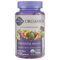 Thumbnail for Garden of Life Organics Prenatal Gummies Multivitamin with Vitamin D3, B6, B12, C & Folate for Healthy Fetal Development – Organic, Non-GMO, Gluten-Free, Vegan, Berry Flavor, 30 Day Supply