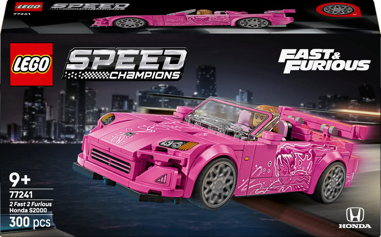 LEGO Speed Champions Wild Speed X2 Honda S2000 77241 Toy Building Blocks for Boys Girls Ages 9 and Up Domestic Distribution Item