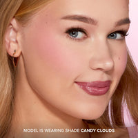 Thumbnail for Too Faced Cloud Crush Blush | Buildable, Blendable, High Pigment Color, Vegan + Cruelty Free, 0.17 oz, Candy Clouds