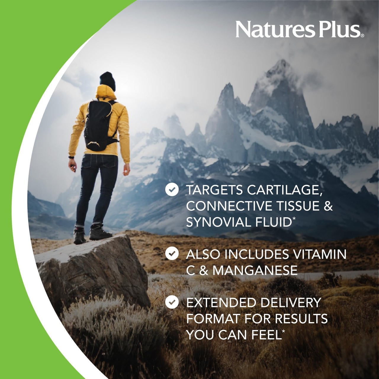 NaturesPlus Ultra Rx-Joint - 180 Tablets - Supports Healthy Joint Function - with Glucosamine, Chondroitin & MSM - Gluten Free - 60 Servings