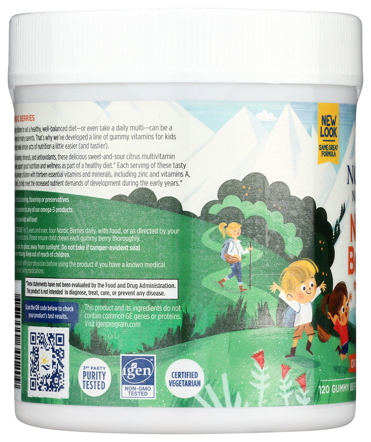 Nordic Naturals- Nordic Berries 3 Gram Gummy Berries 120 Count