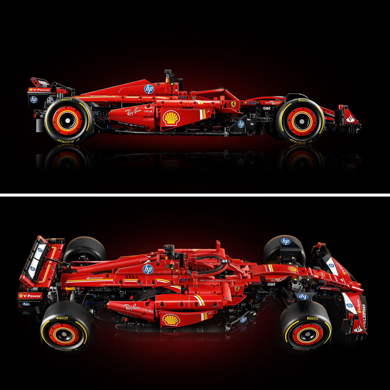 LEGO Technic, Ferrari SF-24 F1 Car Toy Toy Birthday Present Block Male Female Vehicle Car Mini Car 42207