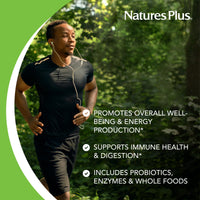 Thumbnail for NaturesPlus Ultra Juice Multivitamin - 90 Bi-Layered Tablets - Whole Food Supplement with Fruits, Vegetables & Probiotics - Energy, Digestion & Immune Health Support - USDA Organic - 45 Servings