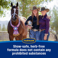 Thumbnail for Farnam Quietex Show Calming & Focusing Paste for Horses, 30 cc Syringe, Show Safe Horse Calm Magnesium Supplement Paste, Help Manage Nervous Behavior, Focus, Keep Calm, Relaxed & Composed