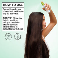 Thumbnail for Garnier Fructis Diamond Sleek Hair Shine Spray, Frizz Control and Heat Protectant for Frizzy, Dry Hair, Formulated with Vegan Keratin Smoothing Complex and Argan Oil, 4.6 Fl Oz