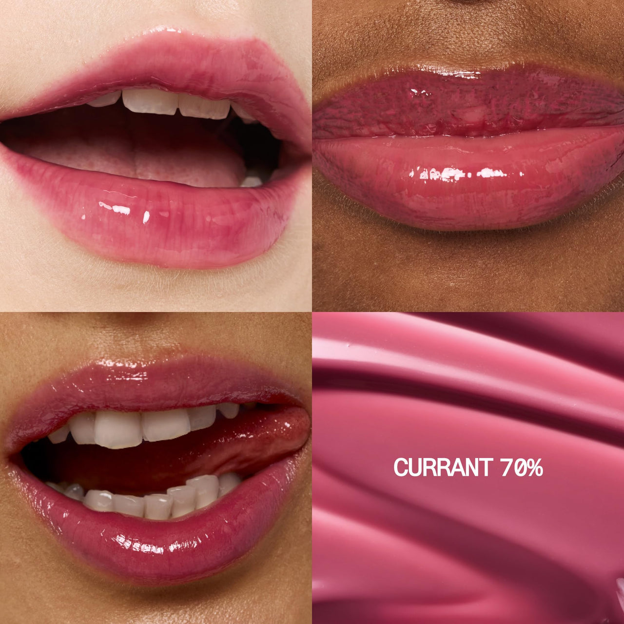 fwee 3D Voluming Gloss 70% (Rich) | Currant 70% l High Shine, Non-Sticky Lip Gloss for Makeup | Long-Lasting, Moisturizing Gel Formula | 30%, 70% Pigment Options | Stocking Stuffers | 5.3g