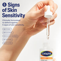 Thumbnail for Cetaphil Vitamin C Serum, Visibly Reduces Look of Dark Spots and Hyperpigmentation, Formulated with Niacinamide, Designed for Sensitive Skin, Fragrance Free, Dermatologist Tested, 1oz