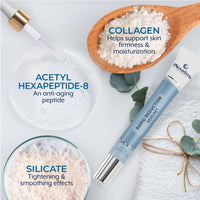 Thumbnail for Plexaderm Rapid Reduction Eye Serum - Visibly Reduces Under-Eye Bags, Wrinkles, Dark Circles, Fine Lines & Crow's Feet Instantly, Anti Aging Wrinkle Remover for Face, Full Size Tube