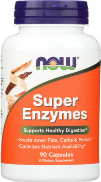Thumbnail for Now Foods Super Enzymes - 90 Capsules
