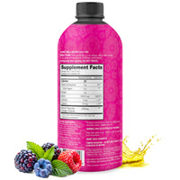 Thumbnail for Zena Nutrition Liquid Collagen for Women & Men (Type 1 & 3) & 5000mcg Biotin, 2500mg Verisol Bioactive Collagen Peptides, Hair, Skin, Nail Supplement, Mixed Berry Colageno, 60 Servings, 20.3 fl oz