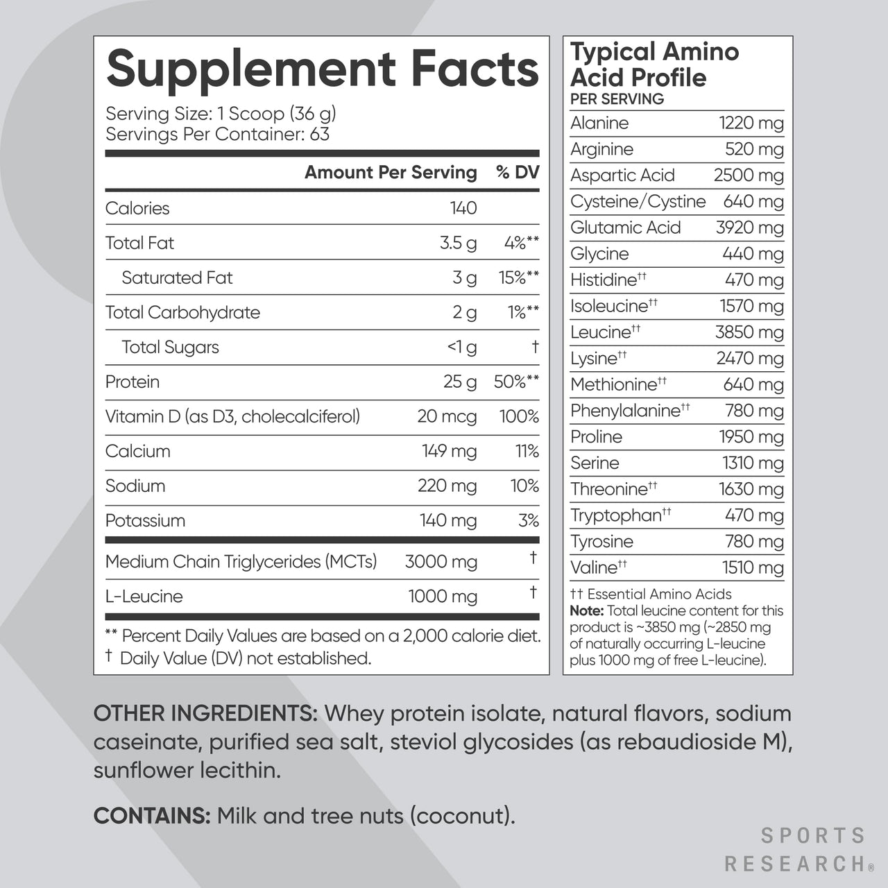 Sports Research® Creatine Monohydrate (100 Servings) & Vanilla Whey Protein (63 Servings), The Dynamic Duo for Lean Muscle Building, Improved Performance, Strength & Workout Recovery - Sports Nutritio