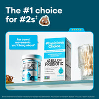 Thumbnail for Physician's CHOICE 60 Billion Probiotic 60 Count + Easy Mix Fiber Bundle