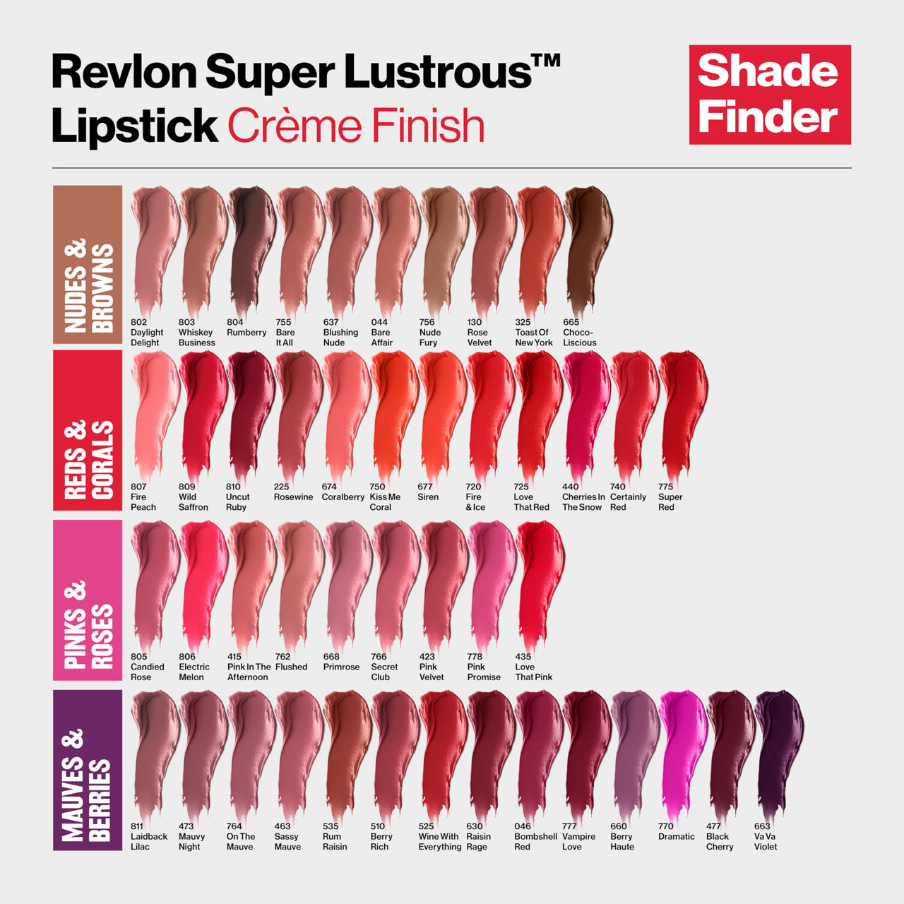 Revlon Super Lustrous Lipstick, Creamy Formula For Soft, Fuller-Looking Lips, Moisturized Feel, 777 Vampire Love, 0.15 oz