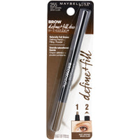 Thumbnail for Maybelline Brow Define and Fill Duo 2-in-1 Defining Pencil with Filling Powder, Soft Brown, 0.021 Ounce