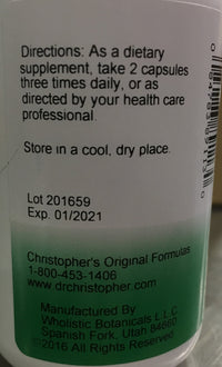 Thumbnail for Dr Christopher's Formula Original Relax-Eze, 100 Count