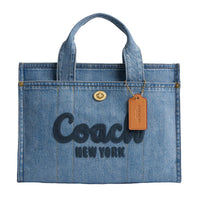 Thumbnail for Coach Women's Denim Cargo Tote, Indigo