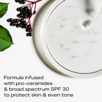 Thumbnail for SheaMoisture Melanin Care Broad Spectrum SPF 30 Sunscreen Face Lotion Nourished & Radiant for Protection Against UV Rays & Even Tone, with Pro-Ceramides +Elderberry Complex, 3 oz