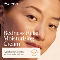 Thumbnail for Aveeno Calm + Restore Facial Moisturizer Face Cream for Redness Relief, Non-Comedogenic, Ceramide & Vitamin B5, Hydrating for Dry, Sensitive Skin, Hypoallergenic, Fragrance-Free, 1.7 oz