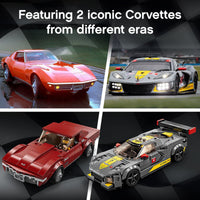Thumbnail for LEGO Speed Champions Chevrolet Corvette C8.R Race Car and 1969 Chevrolet Corvette 76903 Building Kit; New 2021 (512 Pieces)
