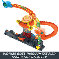 Thumbnail for Hot Wheels City Pizza Slam Cobra Attack Playset & 1 Toy Car