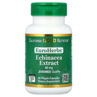 Thumbnail for California Gold Nutrition EuroHerbs™, Echinacea Herb Extract, Euromed Quality, 80 mg, 60 Veggie Capsules