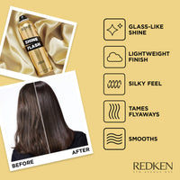 Thumbnail for Redken Shine Flash 02 Glistening Mist | For All Hair Types | Instantly Adds Shine | Citrus Fragrance | 4.4 Oz