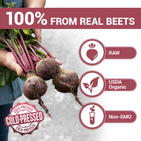 Thumbnail for Dr. Berg Raw Organic Beet Powder from Real Earth-Grown Beets – USDA Certified Organic Beet Root Powder to Support Nitric Oxide Levels, Energy, Blood Flow, & Heart Health* – 30 Servings