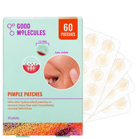Thumbnail for Good Molecules Pimple Patches for Face, 60 Pack – Ultra-Thin Hydrocolloid Acne & Zit Patches, Invisible Under Makeup, Clinically Tested Acne Spot Treatment