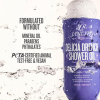 Thumbnail for Sol de Janeiro Delicia Drench Shower Oil Travel Size 3 fl oz
