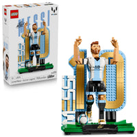 Thumbnail for LEGO Editions Lionel Messi – Soccer Legend - Building Set for Boys & Girls, Ages 12+ - Collectible Soccer Gift with Plaque - Kids Bedroom or Shelf Decor - 43015