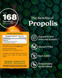 Thumbnail for Herb Pharm Propolis Liquid Extract for Immune System Support - 4 Ounce