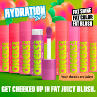 Thumbnail for NYX PROFESSIONAL MAKEUP Fat Cheeks Liquid Blush, Buildable, Dewy Blush with Long-Lasting 12HR Wear - Fig Fizz (Soft Peach)