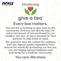 Thumbnail for NOW Give a Tea®, Heavenly Hip Hibiscus™, Herbal Punch Tea, Everyday Wellness with the Refreshing Punch of Hibiscus Flowers, Caffeine Free, 24 Tea Bags
