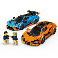 Thumbnail for LEGO Speed Champions Lamborghini Revuelto & Huracán STO Car Toys - Building Toy for Pretend Play for Boys & Girls, Ages 10+ - Model Car Kit Display - Gift Idea for Kids - 77238