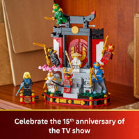 Thumbnail for LEGO NINJAGO Ninja Character Display 15th Anniversary Building Toy for Kids, Ages 14+ - Ninja Playset W/Elemental Master of Lightning + 7 Minifigures - Gift Idea for Teen Boys & Girls - 71866
